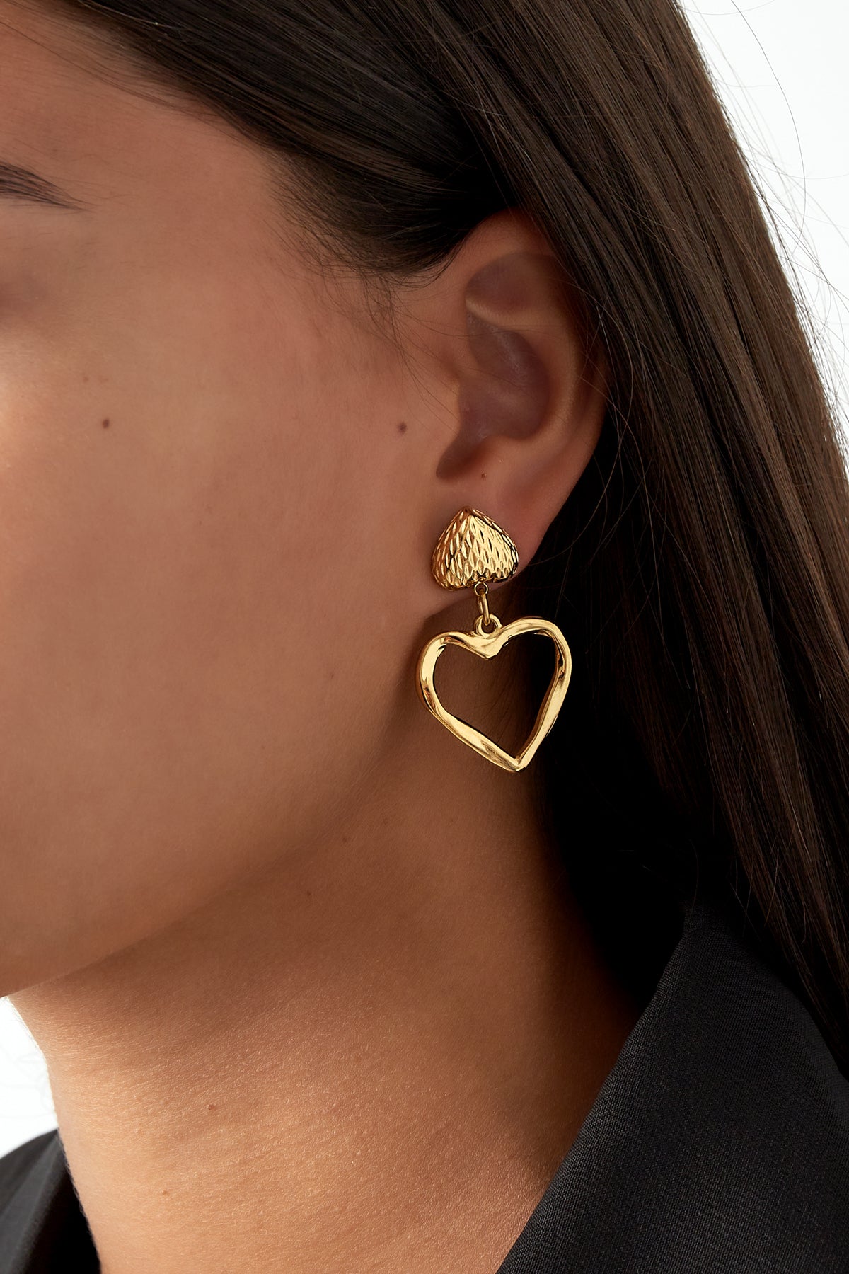 Melted Hearts earrings